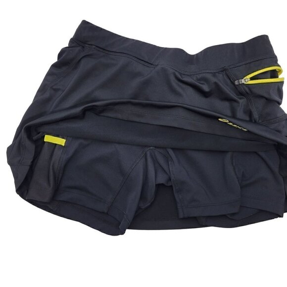 ASICS Women's Black Athletic Skort With Zipper Pocket Size Medium - Picture 4 of 13